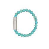 Les Fines Lames Punch Bracelet STEEL Turquoise 8mm Medium